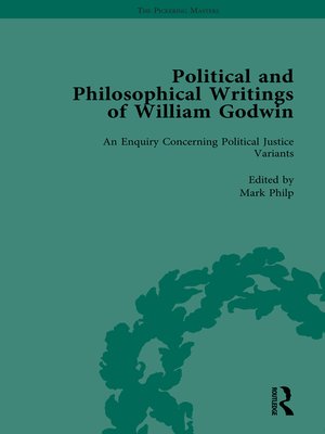 cover image of The Political and Philosophical Writings of William Godwin vol 4